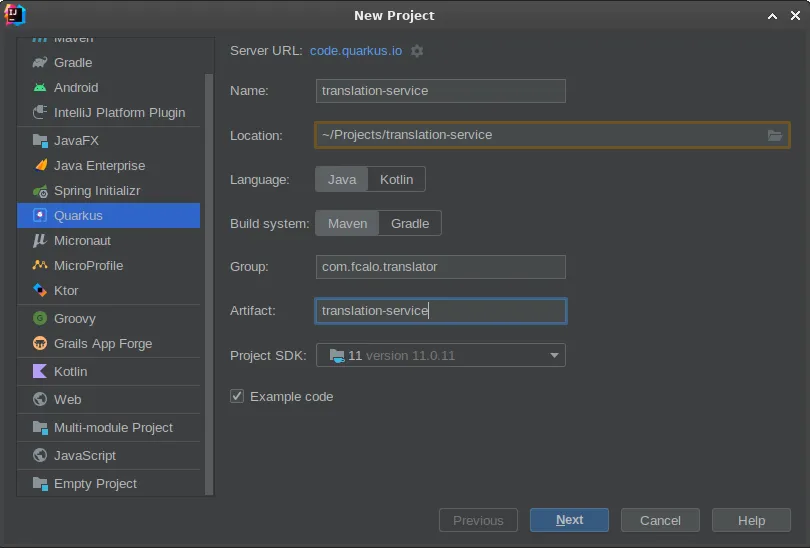 Intellij scaffolding